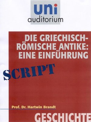 cover image of Die griechisch-römische Antike